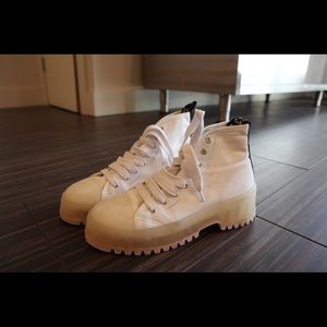 ZARA TRF high top sneakers